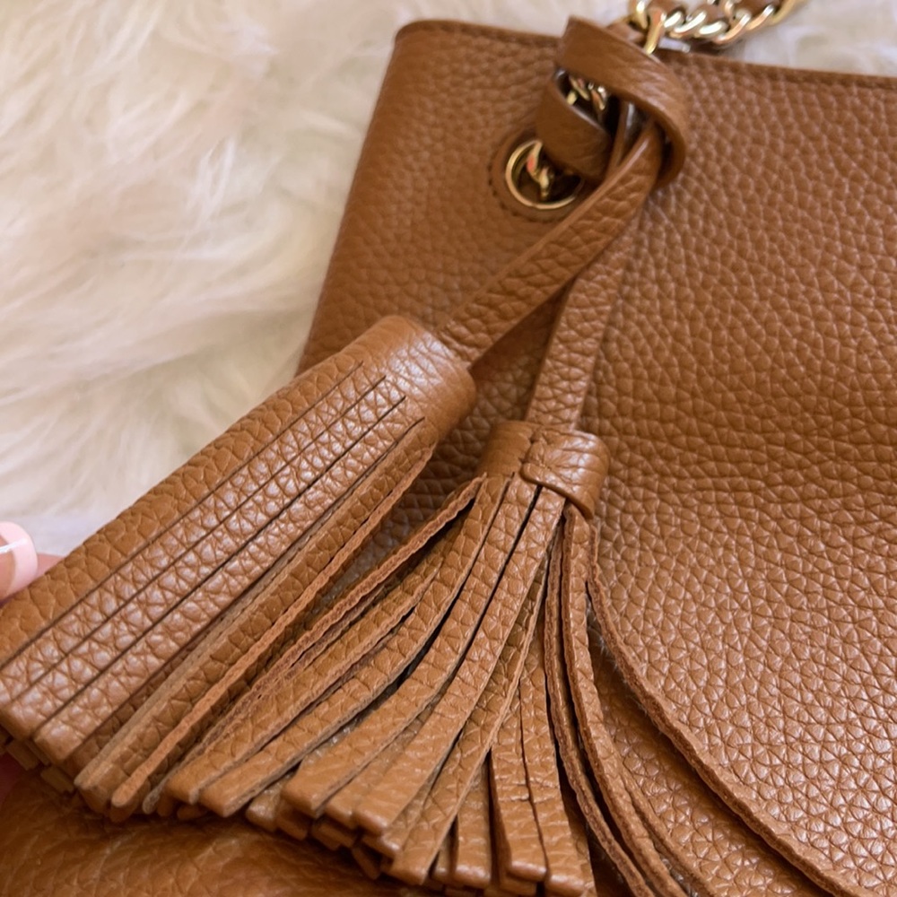 TORY BURCH BROWN TOTE - Picture 4 of 9